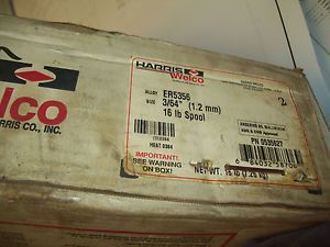 Harris ER 5356 Aluminum MIG Welding Wire 16 LB Spool (4043035x16) 3/64&#034;  FREE SH