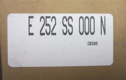 NEW INGERSOLL RAND E-252-SS-000-N VALVE E252SS000N