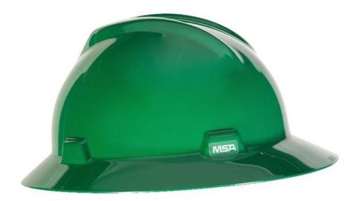 Msa full brim v-gard hard hat with ratchet suspension 4pt for sale