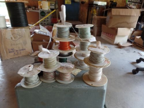 16 reels, 21 pounds, different gauges wire for sale