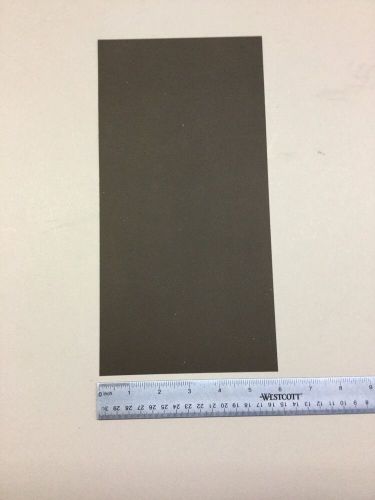 .020&#034; THICK BLACK POLYSTYRENE PLASTIC SHEET 6&#034; x 12&#034;