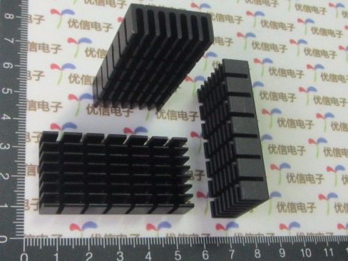 2PCS Black 50*20*10MM Aluminum Heatsink Heat Sink Thermal Pad Transfer Blade