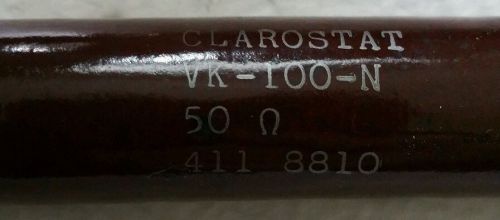 Clarostat VK-100-N 50 OHM 100 WATT RESISTOR NIB