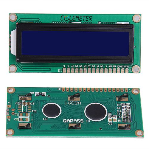 1602 16x2 character lcd display module hd44780 blue blacklight for sale