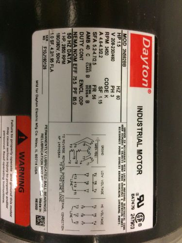 Dayton Motor 3N592BB *brand new*