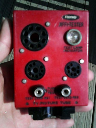 Used Fedtro Vintage Vacuum Tube Tester-Radio-TV - Jiffi-Tester