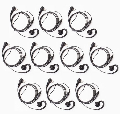 10 pcs swivel earpiece for motorola walmart rdm2070d rdu2080 mototrbo cp200d for sale