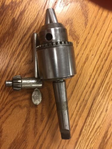 Jacobs # 6A Drill Chuck/Key,  JT33 Mount, 0-1/2&#034; Capacity, NOS, wel