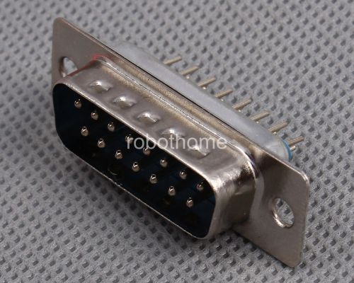 Dp15 male pin round stable db15 2 rows 15 pins male connector for sale