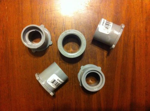 5 Thomas &amp; Betts Carlon PVC Reducer Bushings 1&#034; x 1/2&#034; E950FDL #145140 *NEW*