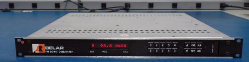 BELAR DC-4 FREQUENCY AGILE BROADCAST FM DOWN CONVERTER