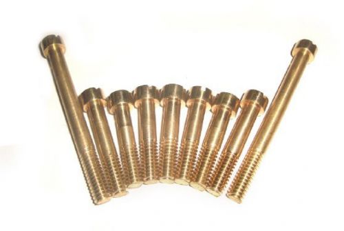 CUSTOMIZED BRASS ENFIELD 4 SPEED GEAR BOX NUT KIT-9 Pcs