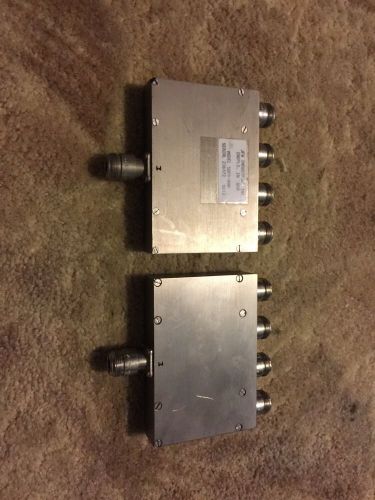 2 - JFW Industries 4 Way Splitters Type N