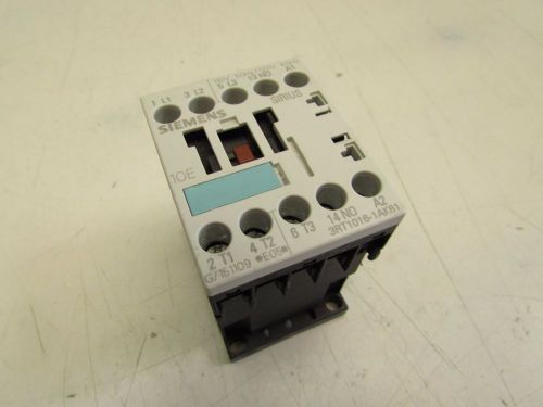 SIEMENS SIRIUS CONTACTOR 3RT1016-1AK61 110/120V COIL XLNT MAKE OFFER!!