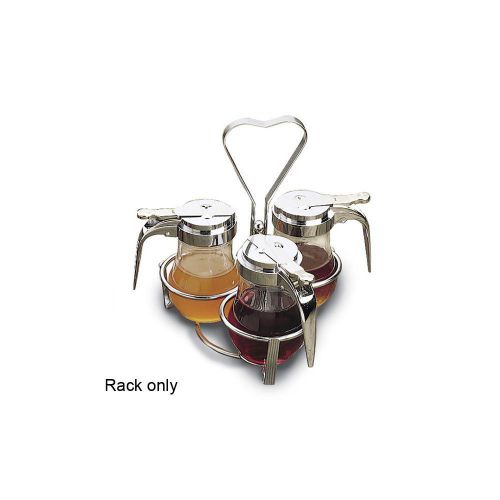 TableCraft 1370R 3-1/4&#034; Chrome Plated 3-Ring Dispenser Rack