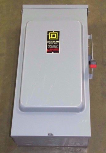 Square d hu-364-rb e1 200a 200 a amp 600v non fusible safety disconnect switch for sale