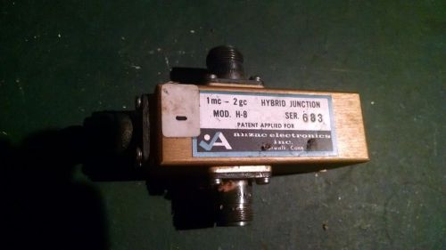 Anzac Microwave Hybrid Junction Coupler h-8 1mc-2gc