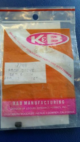 K &amp; B boat 7744 prop drive set screw 10-82