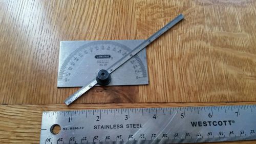 Vintage General Tools no. 19 Machinist Protractor Depth Gage