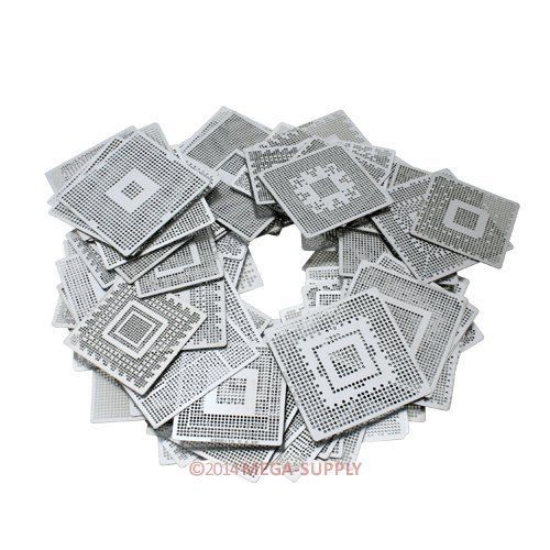 102pcs Directly Heated Stencils For BGA Chip Rework On Laptop/Desktop/Playstaton