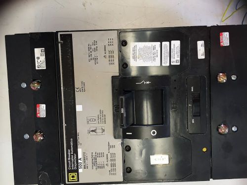 Square D MHL365001212 500Amp 600Volt w AUX switch Circuit Breaker