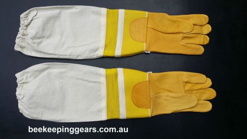 GLOVES BEEKEEPING BEE GLOVES HEAY DUTY LEATHER BEEKEEPING GLOVES