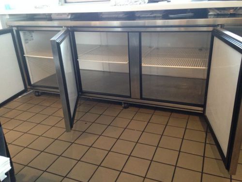 True tuc-93 commercial 3 solid door restaurant refrigerator deep undercounter for sale