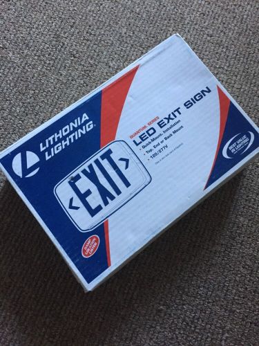 Lithonia Lighting L.E.D Exit Sign LQM S W 3 R 120/277 M6