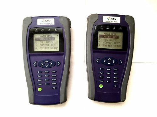 Lot of 2 JDSU Acterna SmartClass ADSL SC-ADSL-ACU Cable Tester