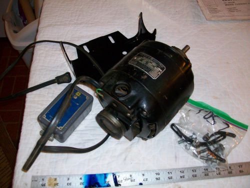 1/4 hp vintage general electric ac motor resistance split phase 110 v from lathe for sale