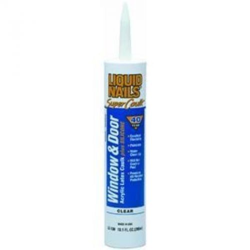 Liquid Nailsa Super Caulk Gray 10.1 Oz Cartridge AKZO NOBEL Adhesive Caulk