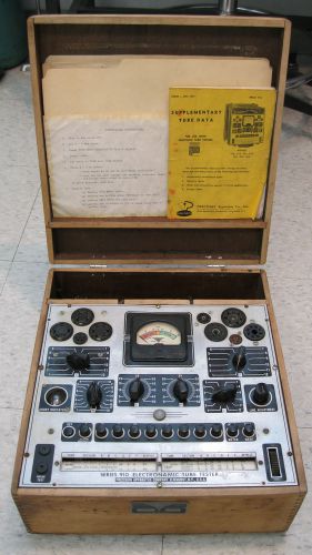 Vintage vacuum tube tester precision aparatus co. electronamic series 910 for sale