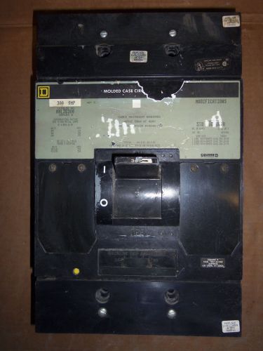 Square D MHL MHL36300 300 AMP 600v 3 POLE CIRCUIT BREAKER FLAWED