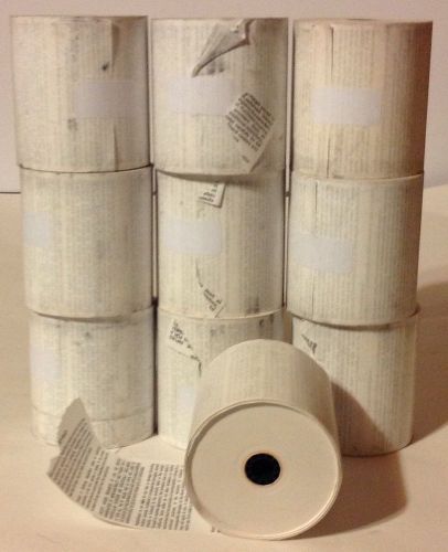 Radio Shack 10 Thermal Receipt Paper Rolls 3 1/8&#034;x273&#039; w/ Return Warranty Policy