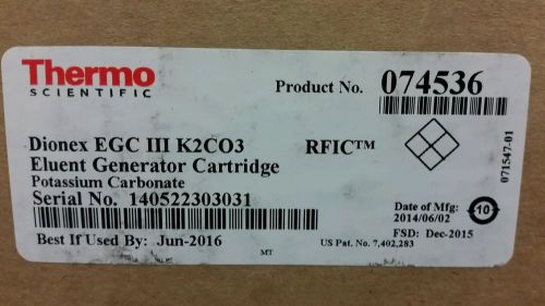 Thermo Dionex RFIC EG cartridge NEW