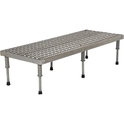 Vestil adjustable serrated work- mate stand- 24inw x 60ind x 9inh aluminum for sale