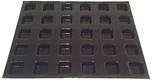 Sasa demarle fp 02128 mini-square molds flexipan  30 cavities  18&#034; length  13&#034; for sale