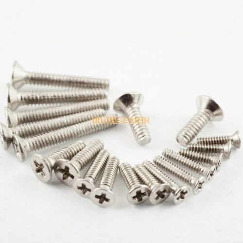 200 Piece M1.6*16mm 304 Stainless Steel Phillips Countersunk  Head Machine Screw