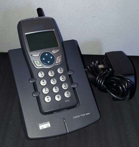 CISCO 7920 SERIES HANDSET AND CHARGING BASE CP-7920