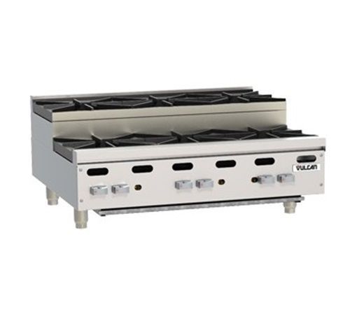 Vulcan vhp636u achiever hotplate gas countertop 36&#034; (3) 30,000 btu open... for sale