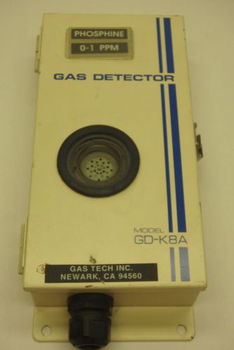 GAS TECH, INC. Toxic Gas Leak Detector, GD-K8A, Phosphine (PH3) Gas, 0-1 PPM