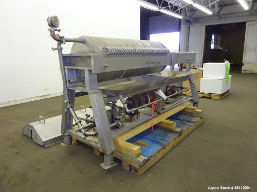 Used- star systems plate &amp; frame filter press, model 4018abspshssbd vsspec, 18&#034; for sale