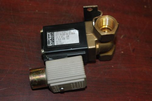 Burkert, 45170511, LOT OF 2, 1/2&#034; Brass Valve, 24 VDC, NC 2 WAG, NEW