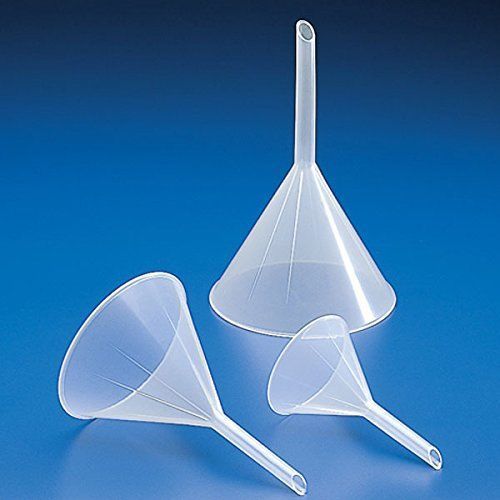 Globe Scientific 600155-1 Polypropylene Analytical Funnel, 150mm Funnel Size, 15