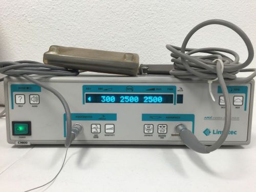 LINVATEC Arthroscopy Shaver system  C9800 W. Handpiece C9820 &amp; Footswitch Tested