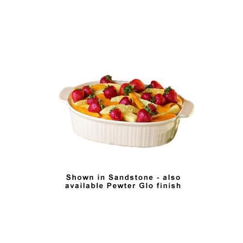 Bon Chef 5055S Server/Casserole Dish, 4 Qt., 14-1/2&#034; X 9-1/2&#034; X 3-1/4&#034;, Oval