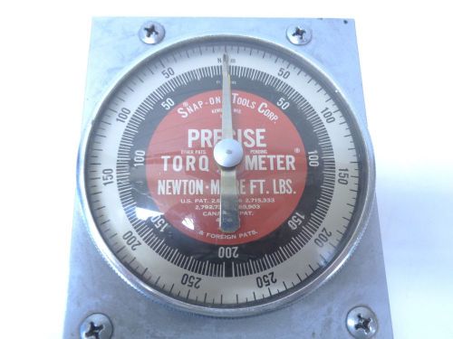 SNAP-ON TOTPR-216 TORQOMATIC METER 3/8&#039;&#039; 250FT.LBS - USED - FREE SHIPPING