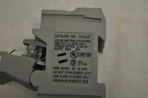 Buss fuse block holder chcc2i, 30a, 600 vac for sale