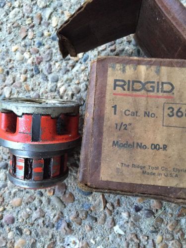 Ridgid 36890 1/2 inch oor npt die head-used for sale