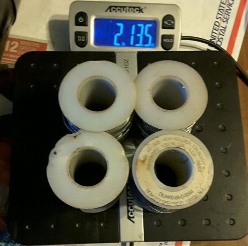 1/32 Solder 4 partial rolls 2+ lbs